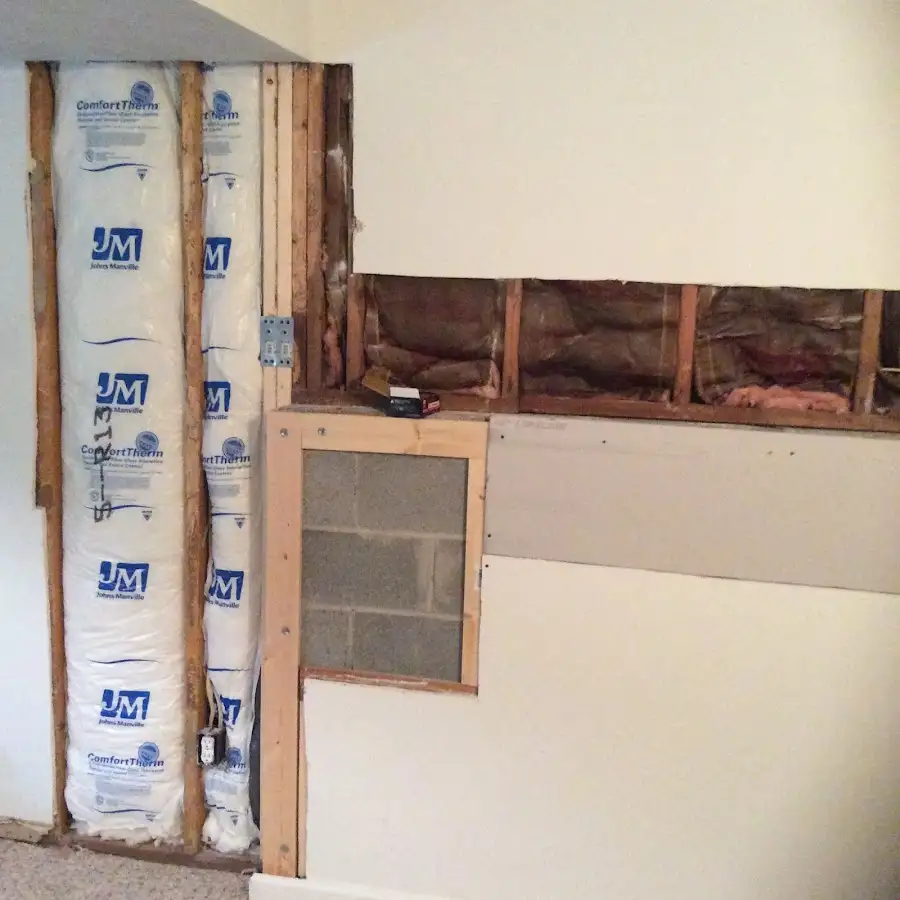 Wall insulation replacement during Odor Removal & Deodorization in Lauderdale Lakes